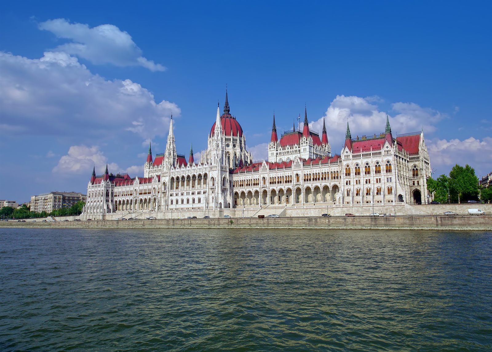 Hungarian Parliament on the Danube in Budapest
